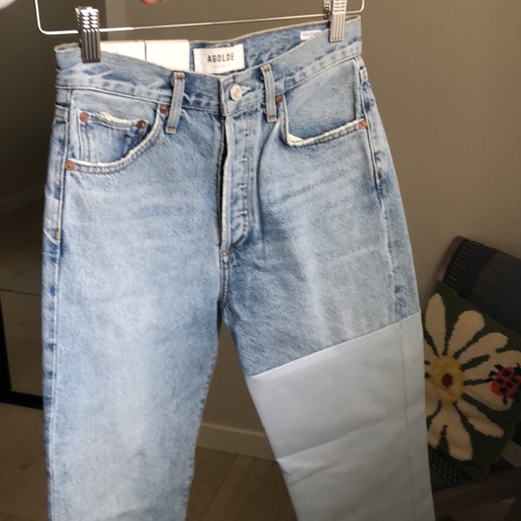 NWT Sold Out Agolde Pieced 90’s Pinch Waist Jeans - Picture 12 of 12